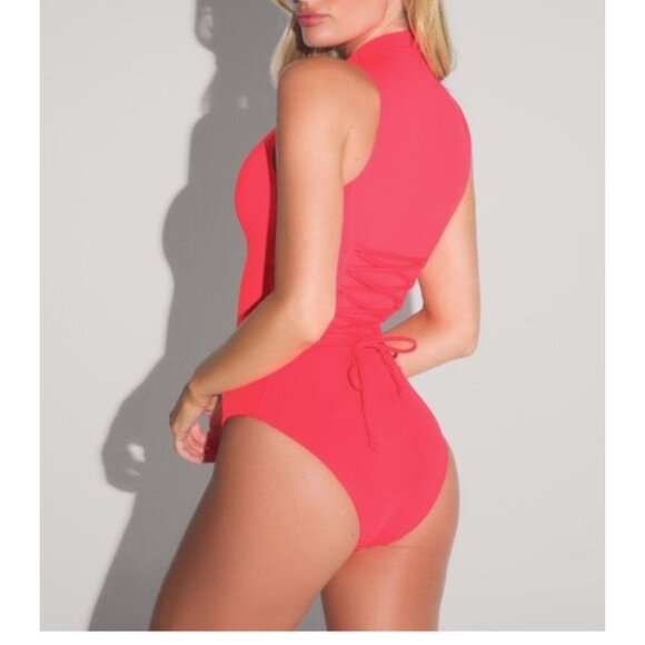 TA3 Sleeveless Surfy Swimsuit for Women Sz M Sculpting & Tummy Control Swimsuits - Picture 4 of 12